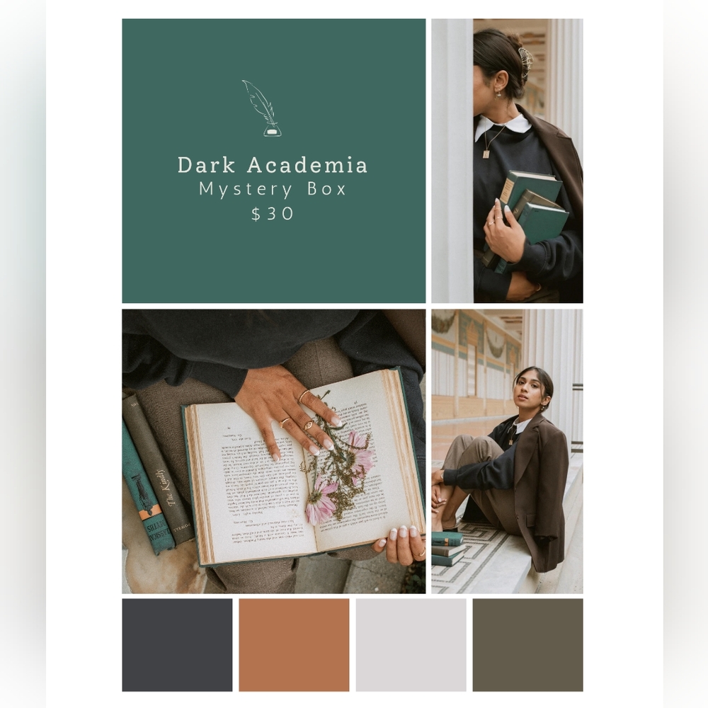 Dark Academia Mystery Box